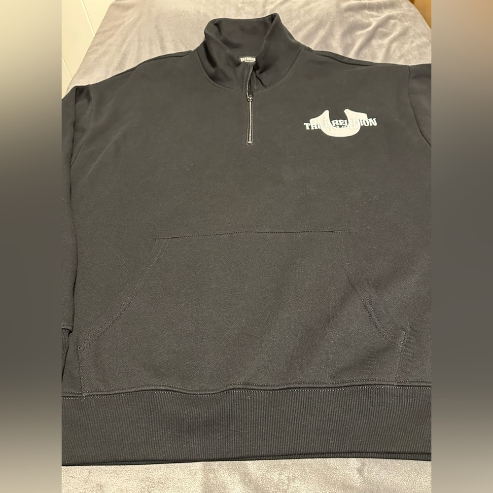 NWOT True Religion 1/4 Zip Pullover 
Size  Large